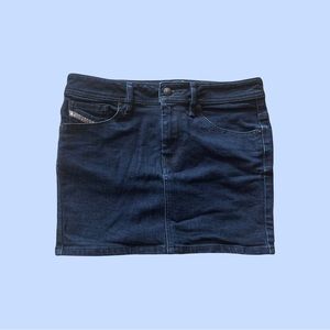 Vintage Y2K Denim Diesel Mini Skirt Size 27/ small